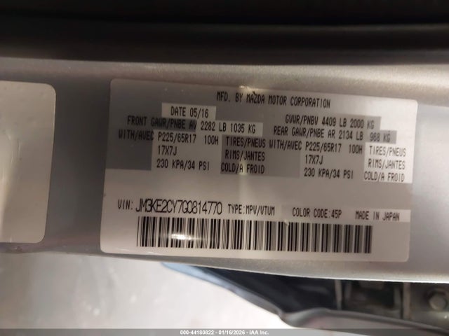 2016 MAZDA CX-5 JM3KE2CY7G0814770 Photo 8