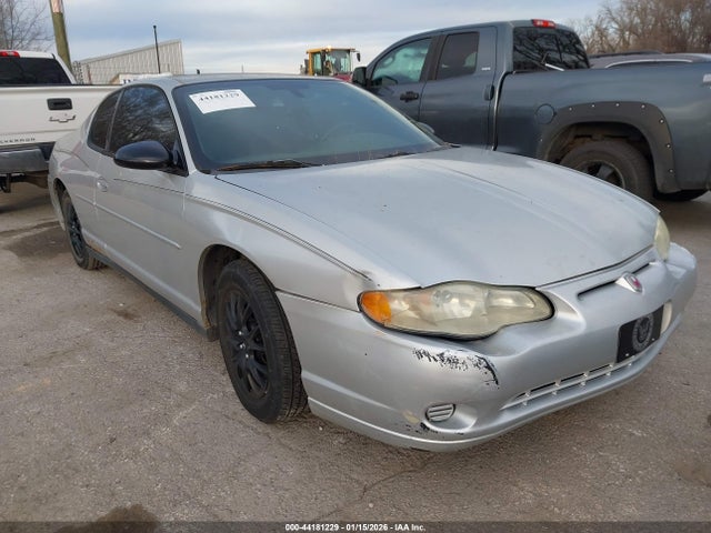 Aukcja sprzedaży 2004 Chevrolet Monte Carlo Ls, vin: 2G1WW12EX49311320, numer aukcji: 44181229