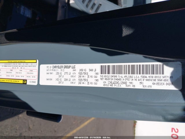 1C4BJWDGXEL129482 Jeep Wrangler Unlimited Sport