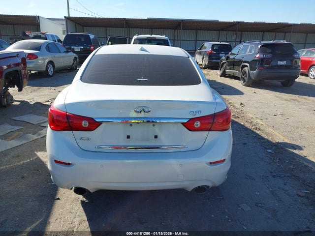 44181280 :رقم المزاد ، JN1BV7AR5EM686555 vin ، 2014 Infiniti Q50 Premium مزاد بيع