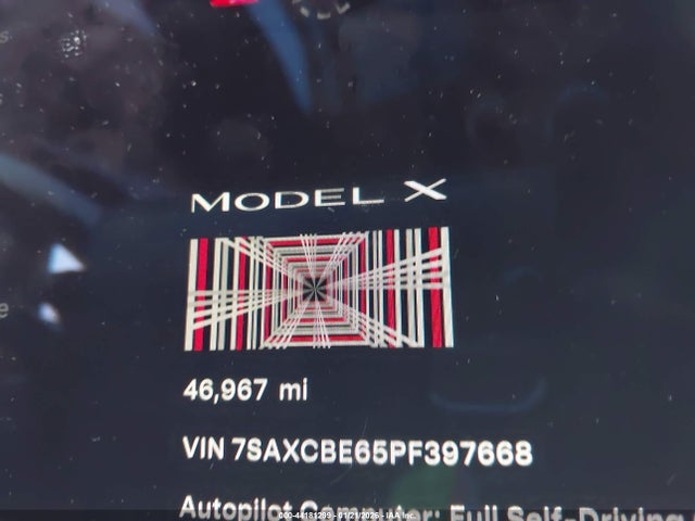2023 TESLA MODEL X 7SAXCBE65PF397668 Photo 6