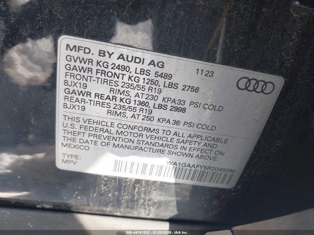 2024 AUDI Q5 WA1GAAFY5R2045090 Photo 8