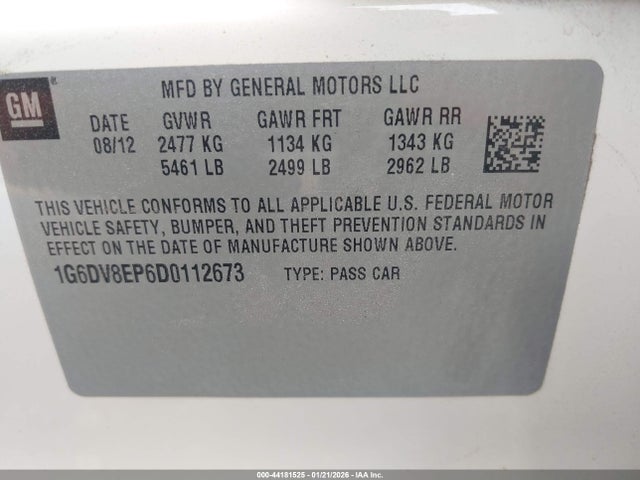 2013 CADILLAC CTS-V 1G6DV8EP6D0112673 Photo 8