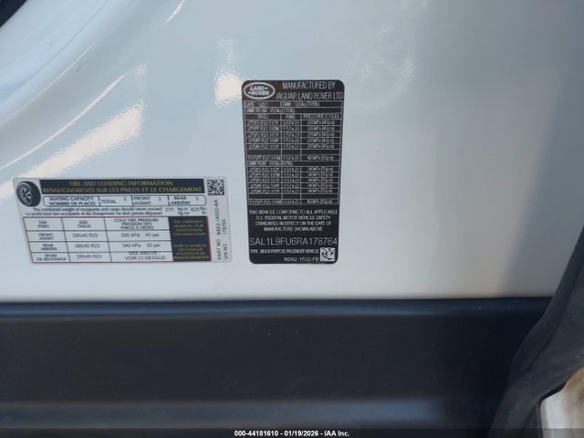 SAL1L9FU6RA178764 Land Rover Range Rover Sport Dynamic Se
