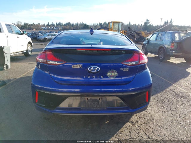 KMHC65LC7KU113837 Hyundai Ioniq Hybrid Blue