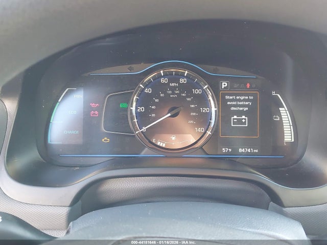 KMHC65LC7KU113837 Hyundai Ioniq Hybrid Blue