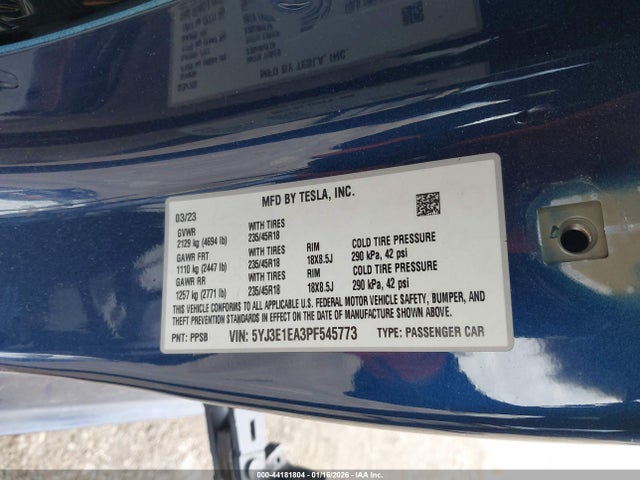 2023 TESLA MODEL 3 5YJ3E1EA3PF545773 Photo 8