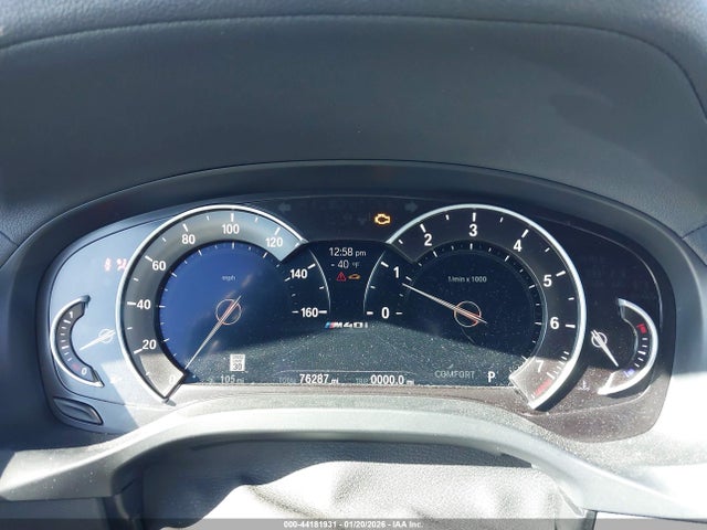 Auction sale of the 2019 Bmw X3 M40i, vin: 5UXTS3C5XK0Z09574, lot number: 44181931