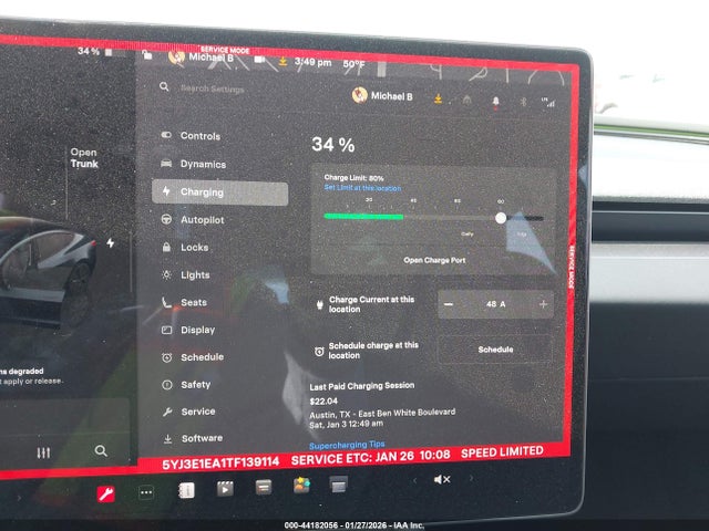 5YJ3E1EA1TF139114 Tesla Model 3 Premium Rear-wheel Drive