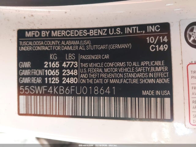 55SWF4KB6FU018641 Mercedes-Benz C 300 4matic