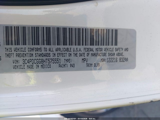 Dodge Journey Crossroad Plus 2017 3C4PDCGG8HT575551 Image 9