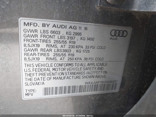 2017 AUDI Q7 WA1LAAF79HD036367 Photo 8