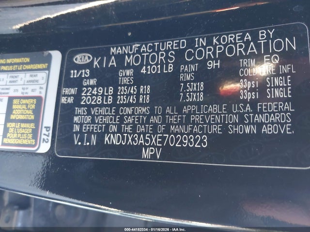 KNDJX3A5XE7029323 KIA Soul !