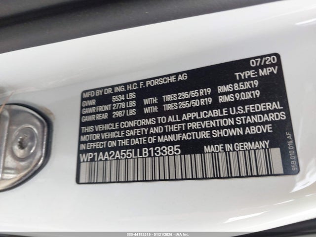 WP1AA2A55LLB13385 Porsche Macan