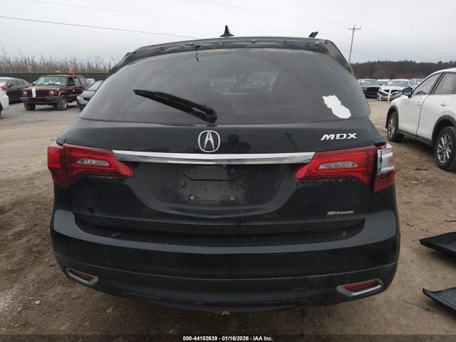 44182639 :رقم المزاد ، 5FRYD4H24GB001621 vin ، 2016 Acura Mdx Acurawatch Plus Package مزاد بيع