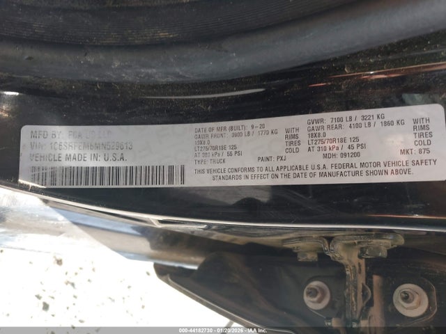 2021 RAM 1500 1C6SRFEM6MN529613 Photo 8