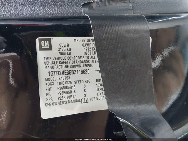 Aukcja sprzedaży 2011 Gmc Sierra 1500 Sle, vin: 1GTR2VE35BZ116620, numer aukcji: 44182768