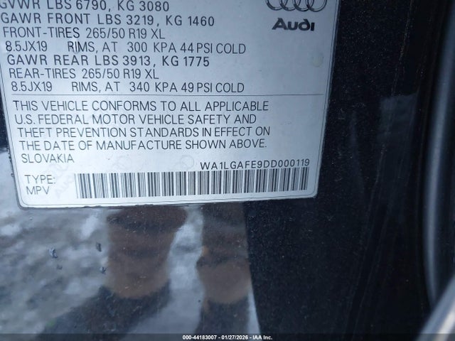 2013 AUDI Q7 WA1LGAFE9DD000119 Photo 8