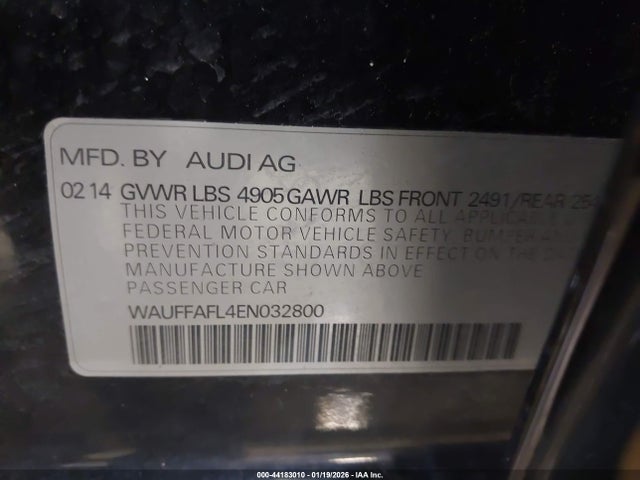 2014 AUDI A4 WAUFFAFL4EN032800 Photo 8
