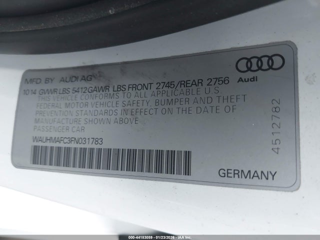 2015 AUDI A6 WAUHMAFC3FN031783 Photo 8