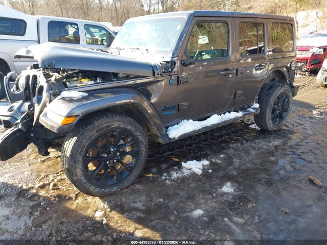 44183398 :رقم المزاد ، 1C4JJXP64MW686213 vin ، 2021 Jeep Wrangler 4xe Unlimited High Altitude 4x4 مزاد بيع