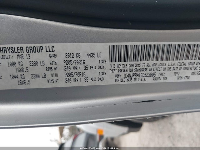 Jeep Patriot Sport 2014 1C4NJPBA1ED523805 Image 9