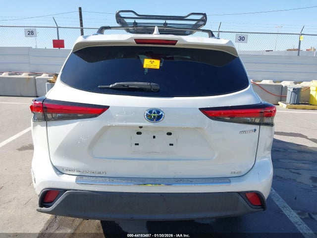 5TDHARAH4MS503980 Toyota Highlander Hybrid Xle