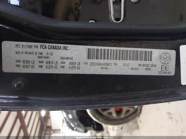 Aukcja sprzedaży 2018 Chrysler 300 S, vin: 2C3CCAGG0JH293672, numer aukcji: 44183519