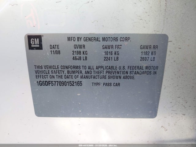 2009 CADILLAC CTS 1G6DF577090152165 Photo 8