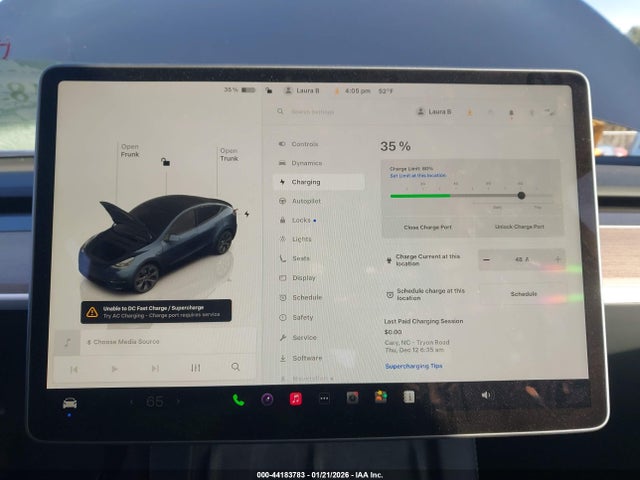 Aukcja sprzedaży 2025 Tesla Model Y Long Range Dual Motor Rear-wheel Drive, vin: 7SAYGDED0SA348838, numer aukcji: 44183783