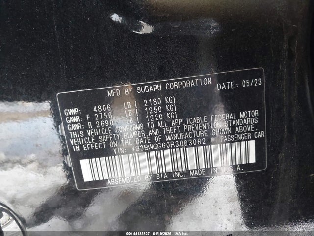 2024 SUBARU LEGACY 4S3BWGG60R3003082 Photo 8