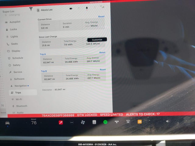 Продажа на аукционе авто 2023 Tesla Model X Dual Motor All-wheel Drive/standard Range, vin: 7SAXCDE58PF368989, номер лота: 44183954