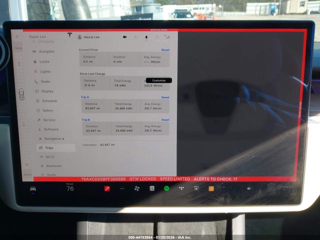 Продажа на аукционе авто 2023 Tesla Model X Dual Motor All-wheel Drive/standard Range, vin: 7SAXCDE58PF368989, номер лота: 44183954