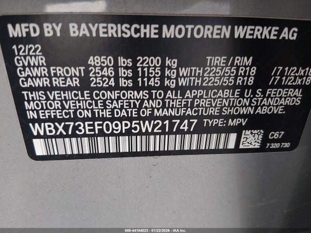 2023 BMW X1 WBX73EF09P5W21747 Photo 8