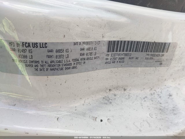 2017 FIAT 500 3C3CFFKR1HT586513 Photo 8