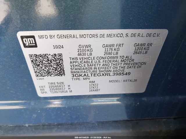 GMC Terrain Awd Sle 2024 3GKALTEGXRL398549 Image 9