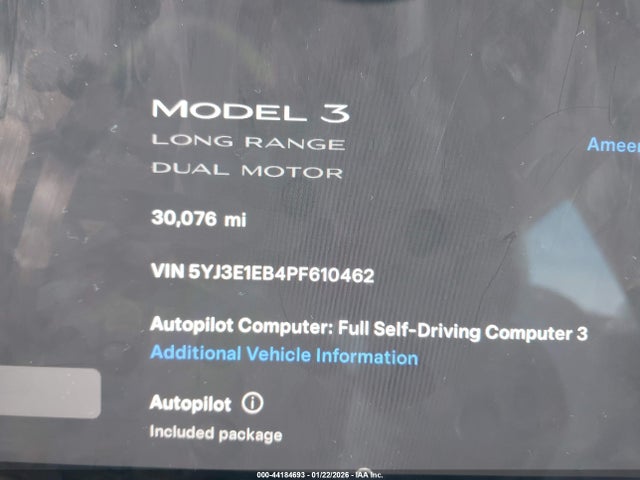 2023 TESLA MODEL 3 5YJ3E1EB4PF610462 Photo 6