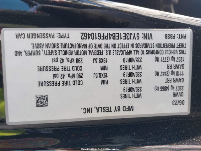 2023 TESLA MODEL 3 5YJ3E1EB4PF610462 Photo 8