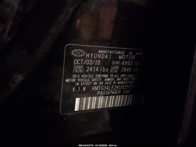 2019 GENESIS G70 KMTG34LE2KU025757 Photo 8