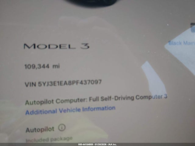 2023 TESLA MODEL 3 5YJ3E1EA8PF437097 Photo 6
