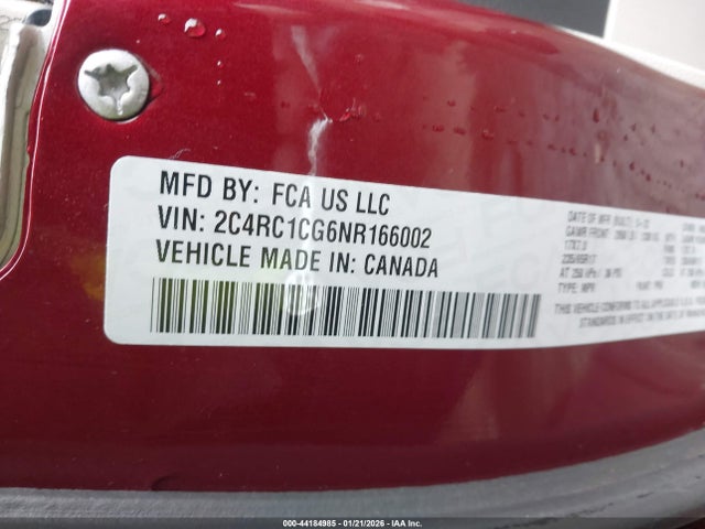 2022 CHRYSLER VOYAGER 2C4RC1CG6NR166002 Photo 8