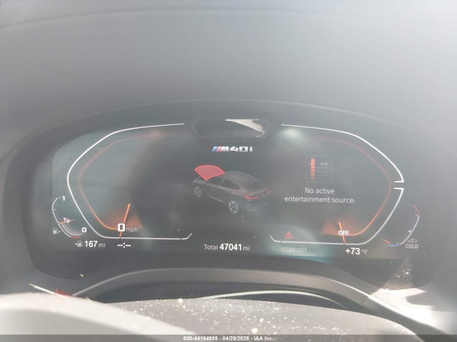 Aukcja sprzedaży 2022 Bmw X4 M40i, vin: 5UX43DT04N9J09364, numer aukcji: 44184989