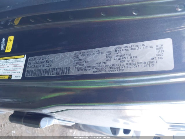 1C6HJTAG9PL506150 Jeep Gladiator Sport S 4x4