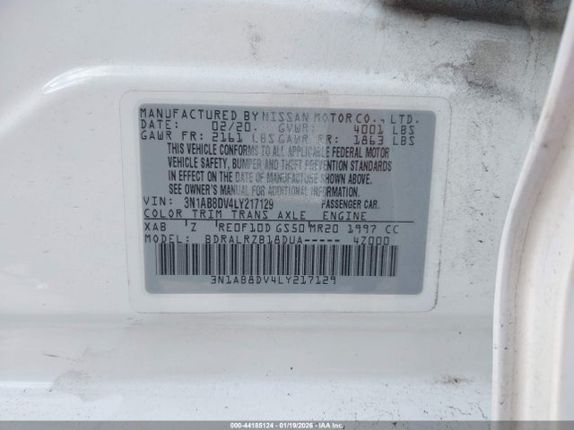 Nissan Sentra Sr Xtronic Cvt 2020 3N1AB8DV4LY217129 Image 9