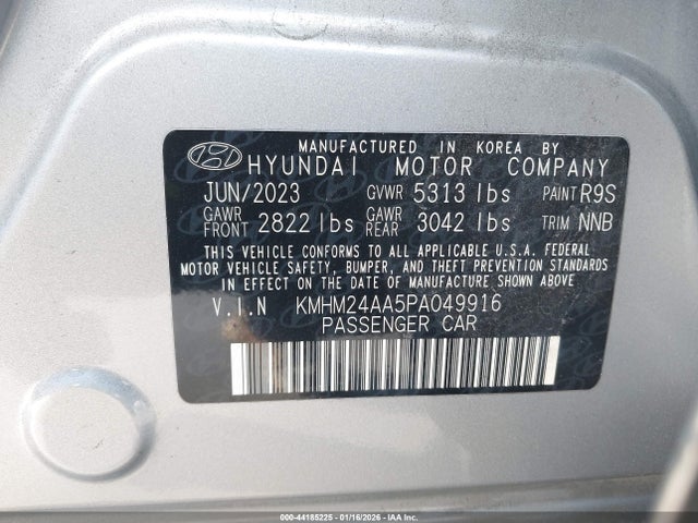 Hyundai Ioniq 6 Se 2023 KMHM24AA5PA049916 Image 9