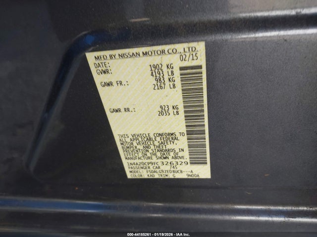 2015 NISSAN LEAF 1N4AZ0CP9FC326329 Photo 8
