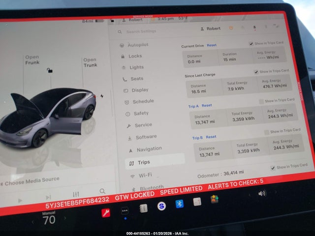 2023 TESLA MODEL 3 5YJ3E1EB5PF684232 Photo 6