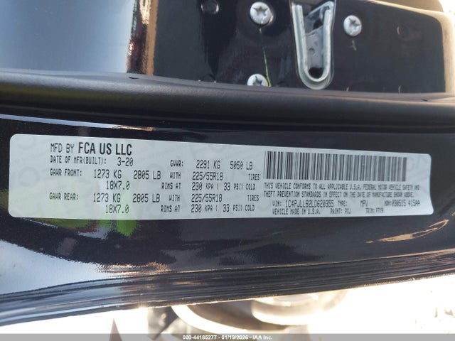 2020 JEEP CHEROKEE 1C4PJLLB2LD620355 Photo 8