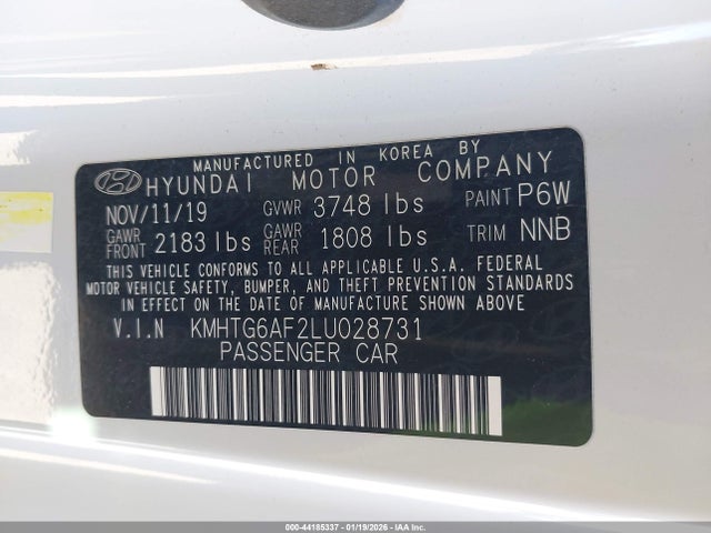 Hyundai Veloster 2.0 Premium 2020 KMHTG6AF2LU028731 Image 9