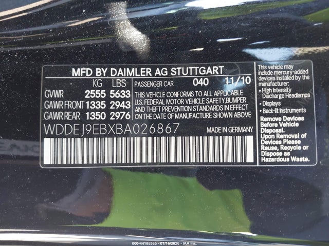 2011 MERCEDES-BENZ CL 550 WDDEJ9EBXBA026867 Photo 8